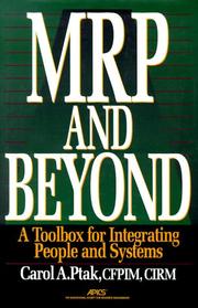 MRP and beyond by Carol A. Ptak