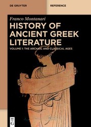 Cover of: History of Ancient Greek Literature