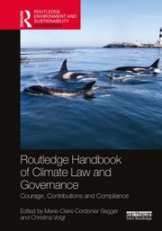 cover of Routledge Handbook of Climate Law and Governance