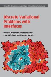 Cover of: Discrete Variational Problems with Interfaces