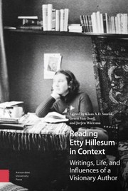 Cover of: Reading Etty Hillesum in Context: Writings, Life, and Influences of a Visionary Author