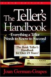 Cover of: The teller's handbook: everything a teller needs to know to succeed