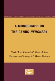 cover of Monograph on the Genus Heuchera