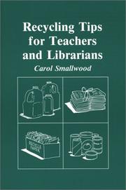 Cover of: Recycling tips for teachers and librarians