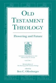 Cover of: Old Testament Theology: Flowering and Future