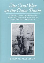 Cover of: The Civil War on the Outer Banks by Fred M. Mallison