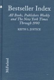 Cover of: Bestseller index | Keith L. Justice