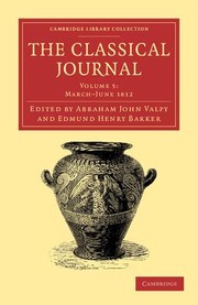 Cover of: Classical Journal by Abraham John Valpy, Edmund Henry Barker