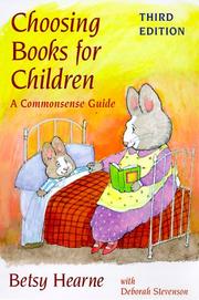 Cover of: Choosing Books for Children by Betsy Hearne, Deborah Stevenson