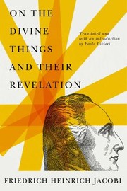 Cover of: On the Divine Things and Their Revelation