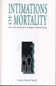 Cover of: Intimations of Mortality by David Farrell Krell, David Farrell Krell