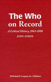 Cover of: The Who on Record by 