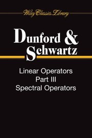 Cover of: Linear Operators Pt. III, Set: Spectral Operators