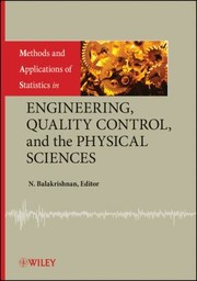 Cover of: Methods and applications of statistics: engineering, quality control, and the physical sciences