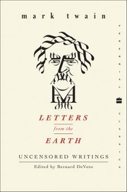 Cover of: Letters from the Earth by Mark Twain