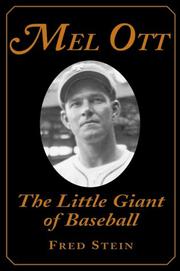 Cover of: Mel Ott: The Little Giant of Baseball