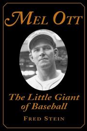 Cover of: Mel Ott by Fred Stein