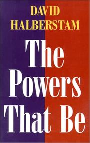 Cover of: The powers that be