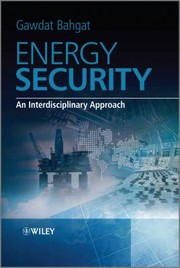 Cover of: Energy security: an interdisciplinary approach