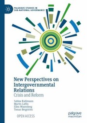 Cover of: New Perspectives on Intergovernmental Relations: Crisis and Response