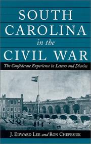 Cover of: South Carolina in the Civil War: The Confederate Experience in Letters and Diaries