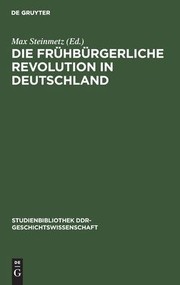 Cover of: Die Frühbürgerliche Revolution in Deutschland