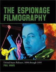 Cover of: The Espionage Filmography by Paul Mavis