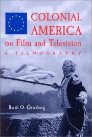Cover of: Colonial America on film and television by Bertil O. Österberg