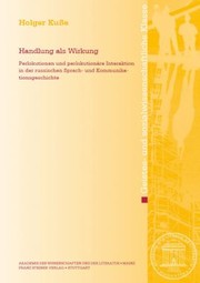 Cover of: Handlung Als Wirkung: Perlokutionen und Perlokutionare Interaktion in der Russischen Sprach- und Kommunikationsgeschichte