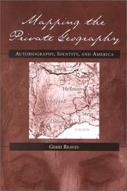 Cover of: Mapping the private geography: autobiography, identity, and America