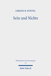 Cover of: Sein und Nichts: Das Ursprüngliche Thema der Philosophie