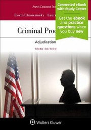 Cover of: Adjudication by Erwin Chemerinsky, Laurie L. Levenson