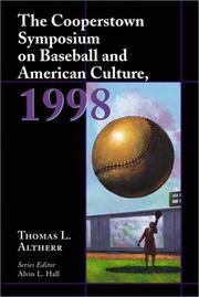 Cover of: The Cooperstown Symposium on Baseball and American Culture 1998