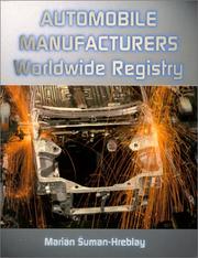 Cover of: Automobile Manufacturers Worldwide Registry by Marian Suman-Hreblay