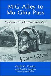 Cover of: Mig Alley to Mu Ghia Pass by Cecil G. Foster, David Kirk Vaughan