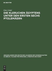 Cover of: Die Kleruchen Ägyptens Unter Den Ersten Sechs Ptolemäern