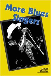 Cover of: More Blues Singers by David Dicaire