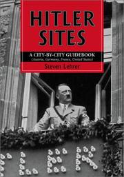 Cover of: Hitler sites by Steven Lehrer