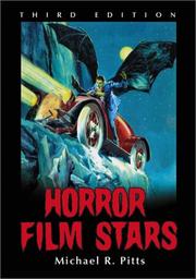 Cover of: Horror Film Stars by Michael R. Pitts