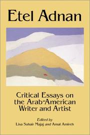 Cover of: Etel Adnan: Critical Essays on the Arab-American Writer and Artist