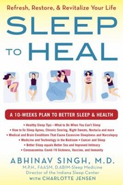 Cover of: Sleep to Heal: Refresh, Restore, and Revitilize Your Life