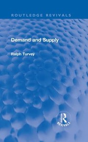 Cover of: Demand and Supply