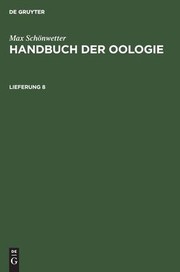 Cover of: Handbuch der Oologie by No Contributor, No Contributor