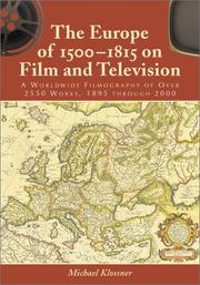 Cover of: The Europe of 1500-1815 on film and television by Michael Klossner
