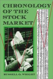 Cover of: Chronology of the stock market