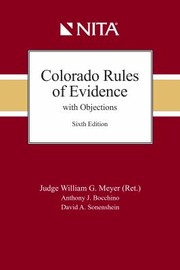 Cover of: Colorado Rules of Evidence with Objections