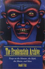 Cover of: The Frankenstein Archive by Donald F. Glut