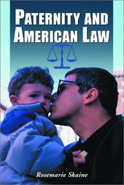 Cover of: Paternity and American Law by Rosemarie Skaine