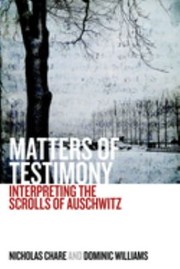 Cover of: Matters of testimony by Nicholas Chare, Nicholas Chare