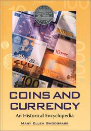 Cover of: Coins and currency by Mary Ellen Snodgrass